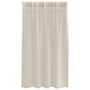 vidaXL Voile-Vorhang mit Vorhängen 2 pcs Sand 140 x 140 cm Polyester