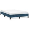 vidaXL Bettgestell ohne Matratze Dunkelblau 120x200 cm Samt