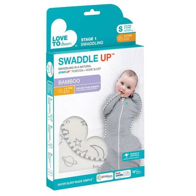 Love to Dream Baby Pucksack Swaddle Up Bamboo Stufe 1 S Creme