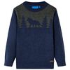 vidaXL Kinderpullover Gestrickt Marineblau 104