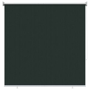 vidaXL Au&szlig;enrollo 90% UV-Block Dunkelgr&uuml;n 160 x 140 cm HDPE