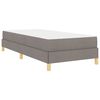 vidaXL Boxspringbett Taupe 80 x 200 cm Stoff