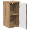 vidaXL Badezimmerschrank Wandmontiert Artisan-Eiche 30 x 31,5 x 61 cm