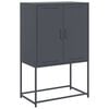 vidaXL Highboard Anthrazit 68,5x38,5x107 cm Stahl