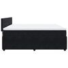 vidaXL Boxspringbett mit Matratze Schwarz 200x200 cm Samt