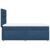 vidaXL Boxspringbett mit Matratze Blau 80x200 cm Stoff