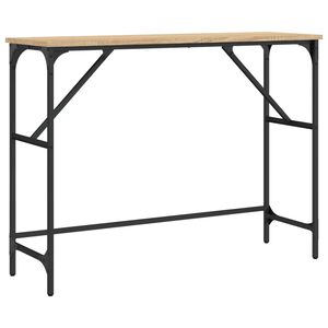 vidaXL Konsolentisch Sonoma-Eiche 100x32x75 cm Holzwerkstoff