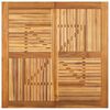 vidaXL Gartentisch 110x110x75 cm Massivholz Akazie