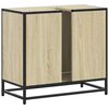 vidaXL Badezimmer-Waschbeckenschrank Sonoma-Eiche 65 x 33 x 60 cm Holzwerkstoff