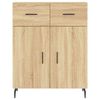 vidaXL Sideboard Sonoma-Eiche 69,5x34x90 cm Holzwerkstoff