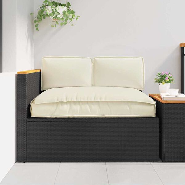 vidaXL Pallet Kissen Set 3 pcs Creme 120 x 80 x 12 cm Oxford Stoff