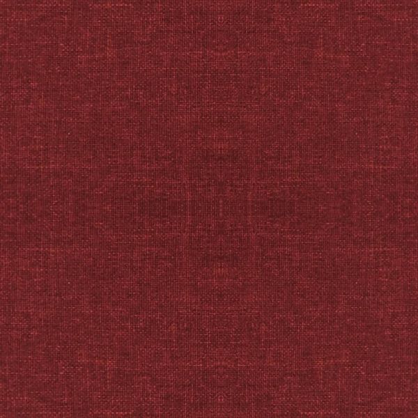 vidaXL Hocker mit Holzbeinen Weinrot Stoff