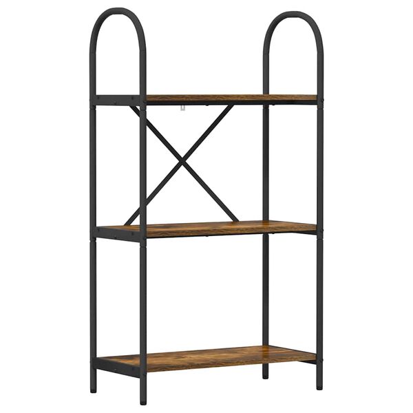 vidaXL B&uuml;cherregal Ger&auml;ucherte Eiche 60 x 30 x 109 cm Holzwerkstoff