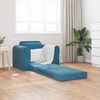 vidaXL Schlafsofa Blau 98 x 71 x 83 cm Samt