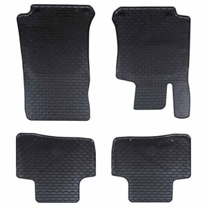 vidaXL Autofu&szlig;matte 4 pcs Schwarz Geeignet f&uuml;r GLC 2016-2022 Gummi