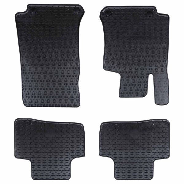 vidaXL Autofu&szlig;matte 4 pcs Schwarz Geeignet f&uuml;r GLC 2016-2022 Gummi