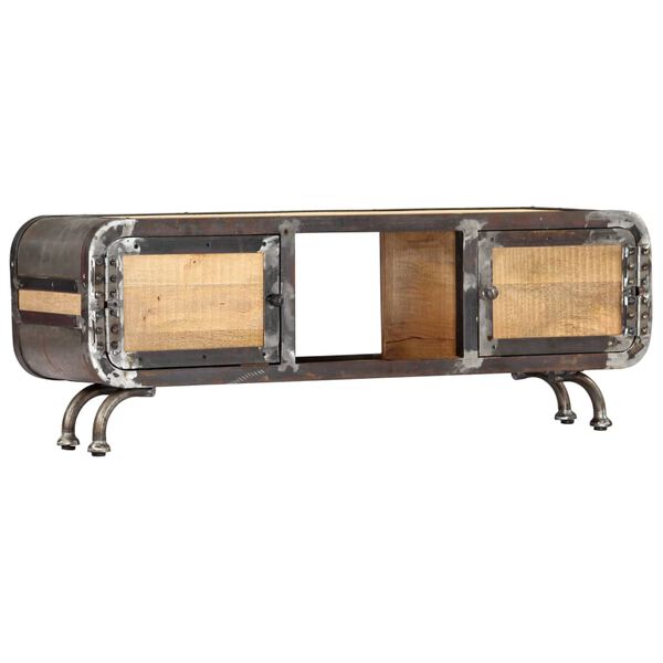 vidaXL TV-Schrank 120x30x42 cm Massivholz Mango