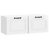 vidaXL Wandmontierter TV-Schrank Hochglanz Wei&szlig; 78,5 x 31 x 30 cm