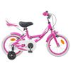 vidaXL Kinderfahrrad 14 Zoll f&uuml;r 3-5 Jahre alt Rosa