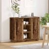 vidaXL LED-Sideboard Altholz 90 x 32 x 75 cm Holzwerkstoff