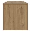 vidaXL TV-Schrank mit LED Artisan-Eiche 120x36,5x40 cm Holzwerkstoff