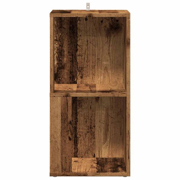 vidaXL Eckregal Altholz-Optik 33x33x67 cm Holzwerkstoff
