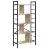 vidaXL B&uuml;cherregal 9 Ebenen 75 x 30 x 156 cm Holzwerkstoff