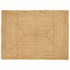 vidaXL Bereichsteppich Beige 140 x 200 cm Jute