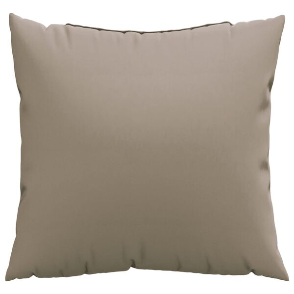 vidaXL Sofakissen 4 Stk. Taupe 50x50 cm Stoff
