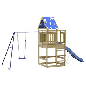 vidaXL Spielturm Impr&auml;gniertes Kiefernholz
