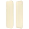vidaXL Kopfteil mit Ohren Creme 203x16x78/88 cm Kunstleder