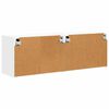 vidaXL TV-Wandschrank 2 pcs Wei&szlig; 59,5 x 31 x 40 cm Holzwerkstoff