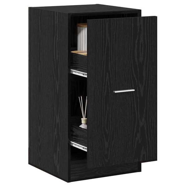vidaXL Apothekerschrank Schwarze Eiche 40 x 41 x 77.5 cm Holzwerkstoff