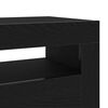 vidaXL TV-Schr&auml;nk Schwarz Eichen-Optik 75 x 35 x 40 cm Holzwerkstoff