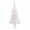 vidaXL K&uuml;nstlicher Weihnachtsbaum Wei&szlig; 150 cm PVC und Stahl