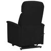 vidaXL Massagesessel mit Aufstehhilfe Schwarz Mikrofasergewebe