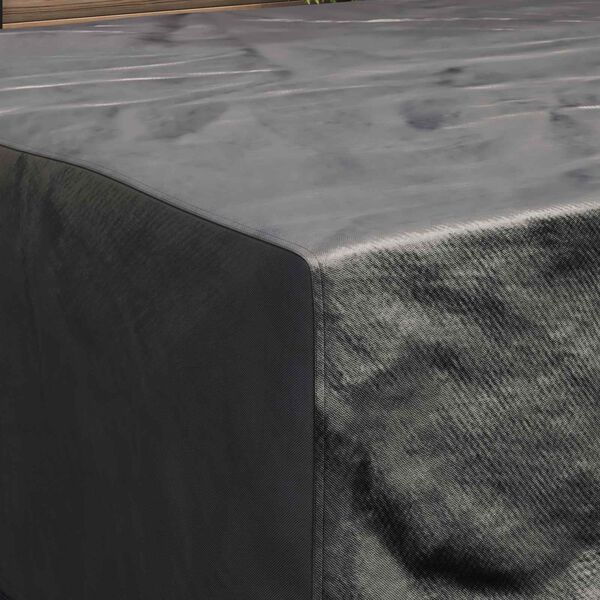 vidaXL M&ouml;belbezug Uni Schwarz 200 x 200 x 90 cm 420D