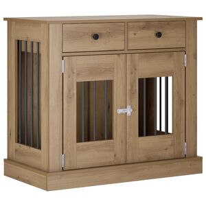 vidaXL Hundek&auml;figm&ouml;bel Artisan-Eiche 90 x 47,5 x 80 cm Holzwerkstoff