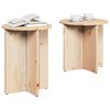 vidaXL Couchtisch 2 pcs Natur