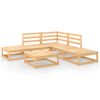 vidaXL 6-tlg. Garten-Lounge-Set Massivholz Kiefer