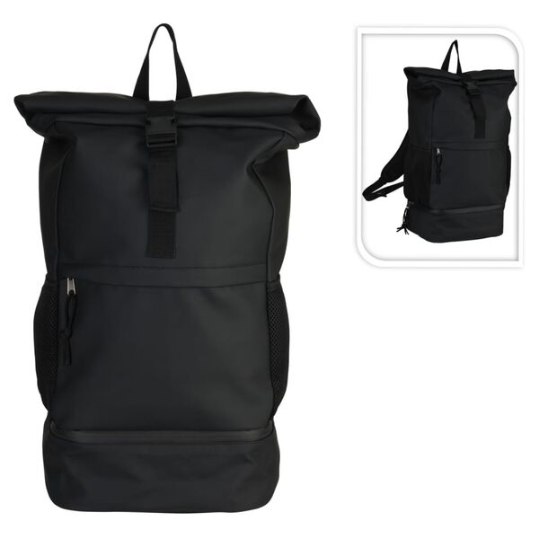 ProWorld Rucksack Neopren 65x29x19 cm Schwarz