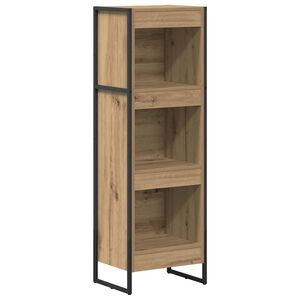 vidaXL B&uuml;cherregal 40 x 30 x 121 cm Holzwerkstoff Kunsthandwerk Eiche