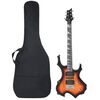 vidaXL E-Gitarre f&uuml;r Anf&auml;nger mit Tasche Braun und Schwarz 4/4 39"