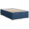 vidaXL Boxspringbett mit Matratze Blau 120x200 cm Stoff