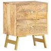 vidaXL Nachttisch 40 x 30 x 50 cm Mangoholz Massiv