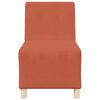 vidaXL | Modulares Armfreies Sofa | Orange 55 x 74 x 82 cm Cordstoff