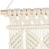 vidaXL Makramee Wandbehang 40x80 cm Baumwolle