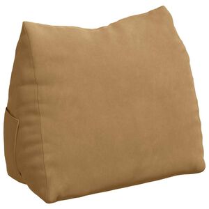 vidaXL R&uuml;ckenkissen Braun 60 x 20 x 50 cm Cordstoff