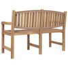 vidaXL Gartenbank 149,5x60x90 cm Massivholz Teak