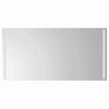 vidaXL LED-Badezimmerspiegel Transparent 100 x 50 cm Geh&auml;rtetes Glas